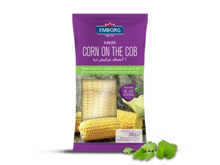 Frozen Corn on the Cob Emborg 6 halves 700g