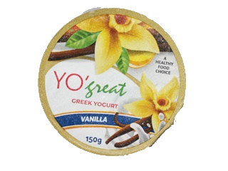 Yogurt Yo'Great Greek Vanilla 150g