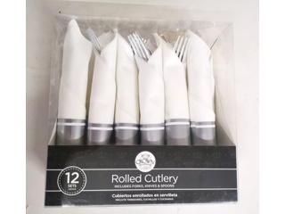 Disposable Cutlery Crown 12 Sets