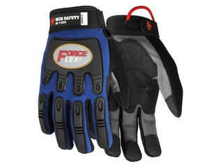 Gloves MCR Multi-Task Black Rough Grip Palm Pad MCR-B100 Large