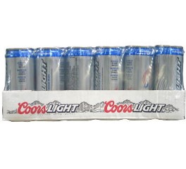 Coors Light Tallboy 500ml Cans (24 Flat)