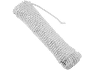 Rope Braided White #6 3/12" 100'
