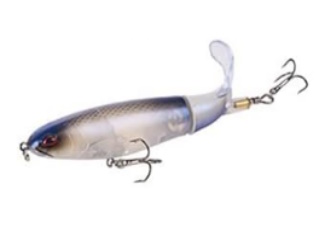 Fishing Lures Prop Floating Blue/Silver